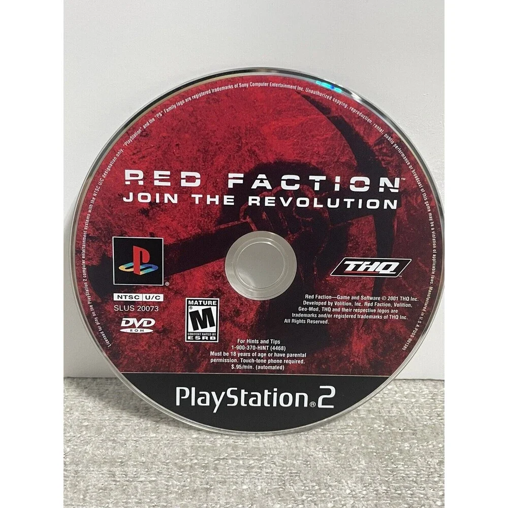 Red Faction Join the Revolution PS2 PlayStation 2 - Disc only